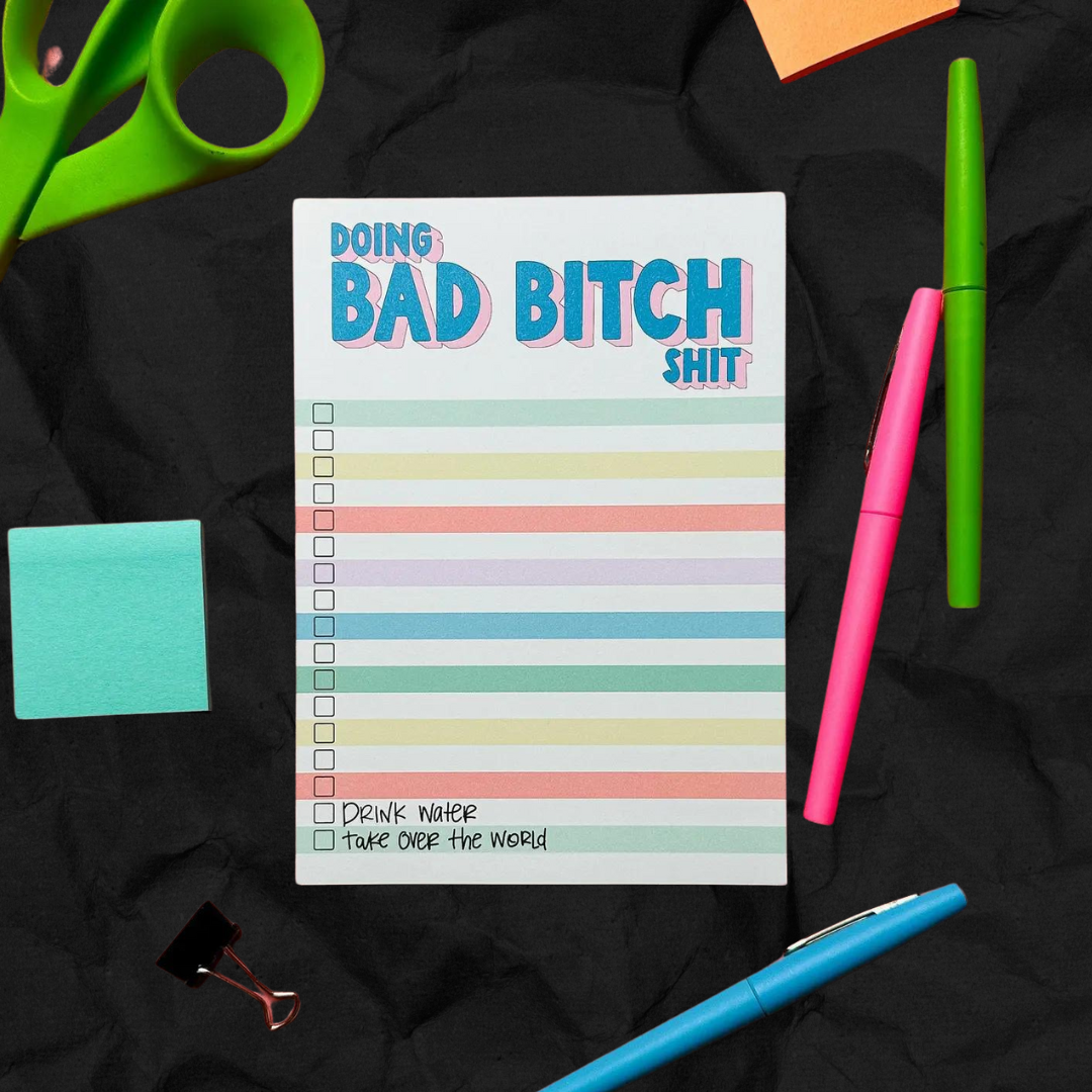 Baddie To-Do List Notepad