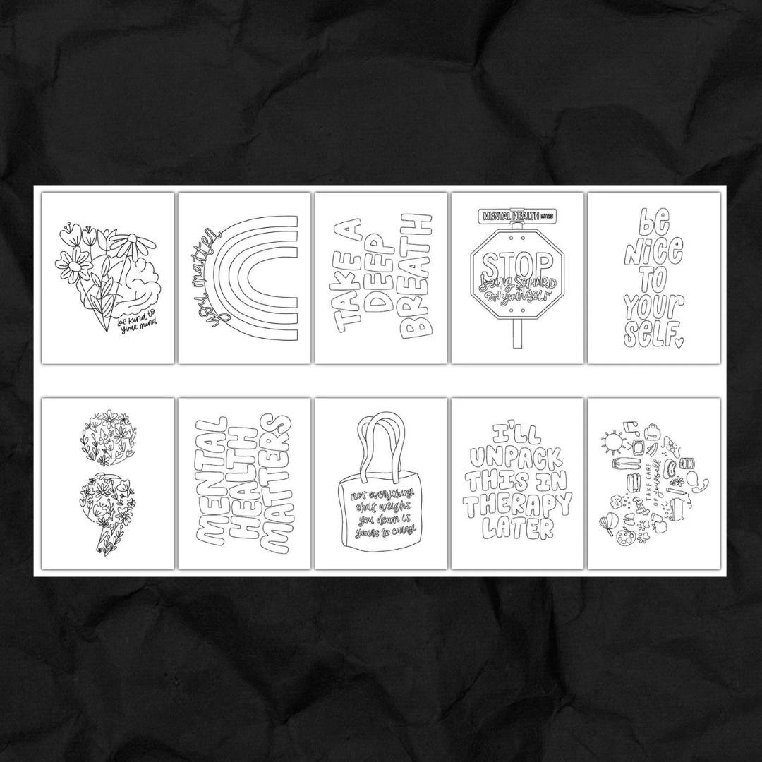 Colorful Minds Adult Coloring Book